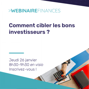 Webinaire FInance - Choisir son investisseur