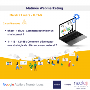 Visuel Matinée Webmarketing Google Ateliers Numériques